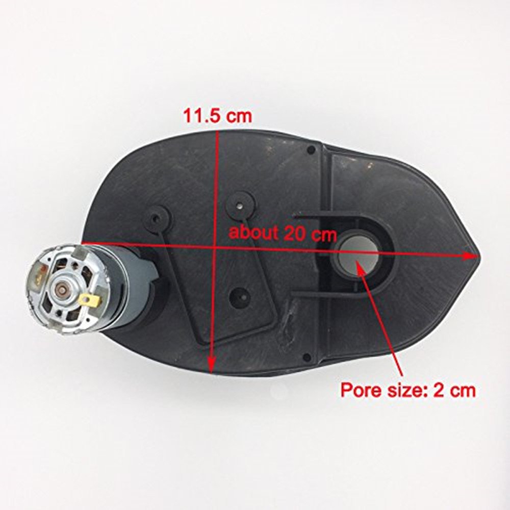 12 Volt 30000RPM Gearbox for Powered Wheel Accessories, Kids Powered Ride On Car 12V Electric Motor with Gear Box RS550 Match Ch