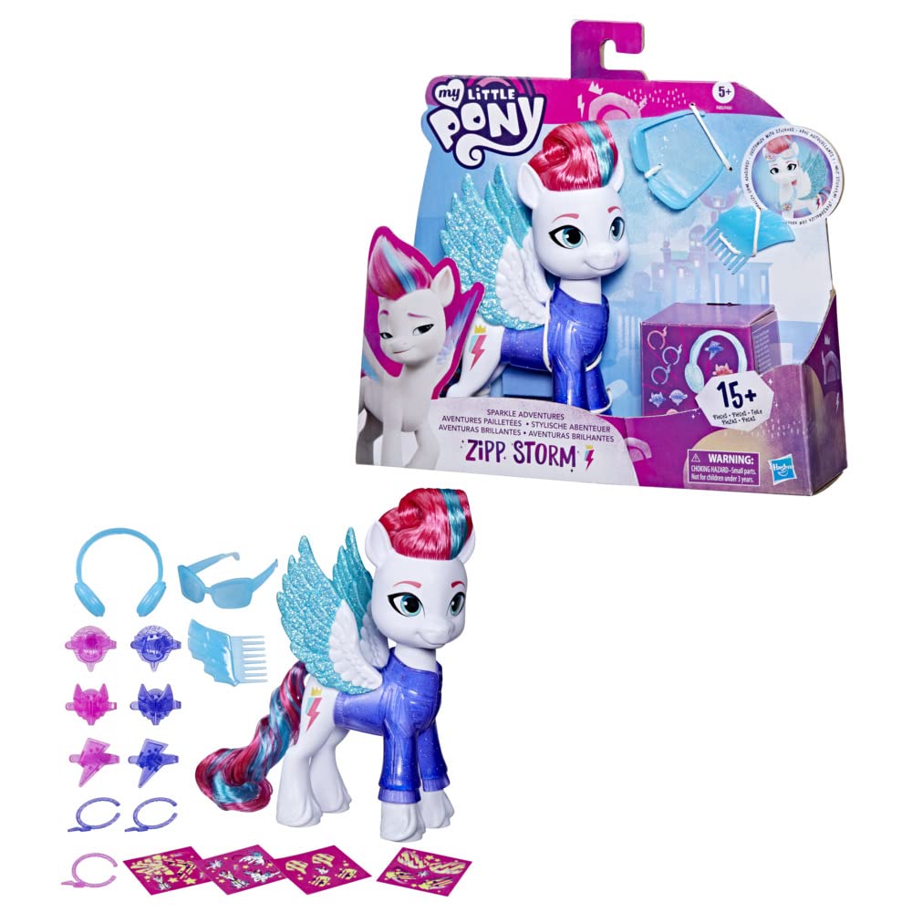 My Little Pony Zipp Storm Figure - Purple Plastic Toy - Model F4282