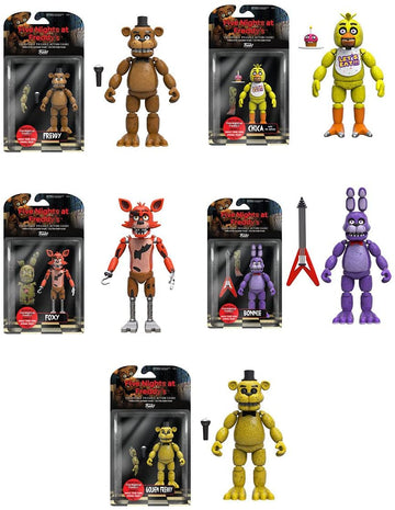 Funko Five Nights At Freddy'S 5-Inch Series 1 Action Figures (Set Of 5)