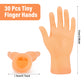 30 Pcs Tiny Finger Hands Mini Fingers Funny Hand Puppets, Miniature Small Hands For Finger Puppets Show, Gag Performance, Cute L