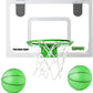 AOKESI Mini Portable Basketball Hoop Indoor Glow in The Dark  Over The Door Basketball Net Goal for Room Outdoor Play Game Toys Gift for mature-themed Kids Boys 5 6 7 8 9
