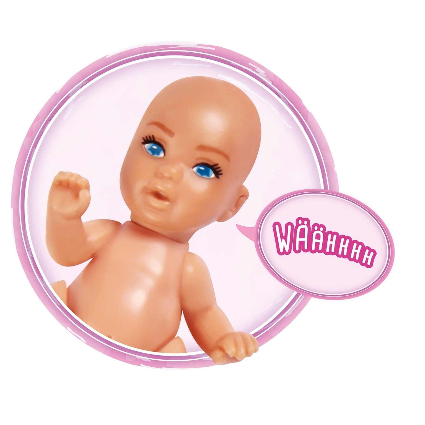 Simba Steffi Love 105733480 Baby Happiness, Pregnant Doll with Baby and Great Sounds, Baby Accessories and Baby Seat