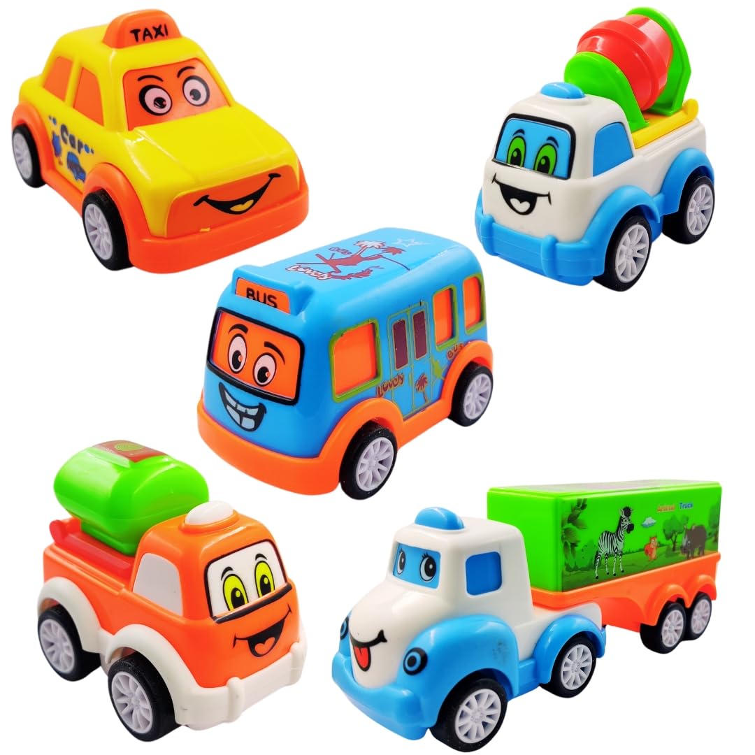 Pluspoint Baby Toy Cars For 1 Year Old Boy | Set Push And Go Vehicles Pull Back Cars Toy For Toddlers Toys And Birthday Gift For