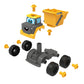 Build-A-Buddy John Deere Dump Truck Toy - Buildable Dump Truck Take Apart Toys with Toy Drill - AA Batteries Included - STEM Bui