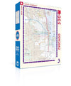 New York Puzzle Company - Transit Maps Chicago Transit Map - 500 Piece Jigsaw Puzzle for Adults