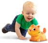 B. Toys - Plush Crawling Toy Cat - Interactive Plush Cat – Stuffed Animal – Washable Tummy Time Meowing Plush Toy With Movement & Sounds- Toys For Babies, Toddlers – 1 Year +
