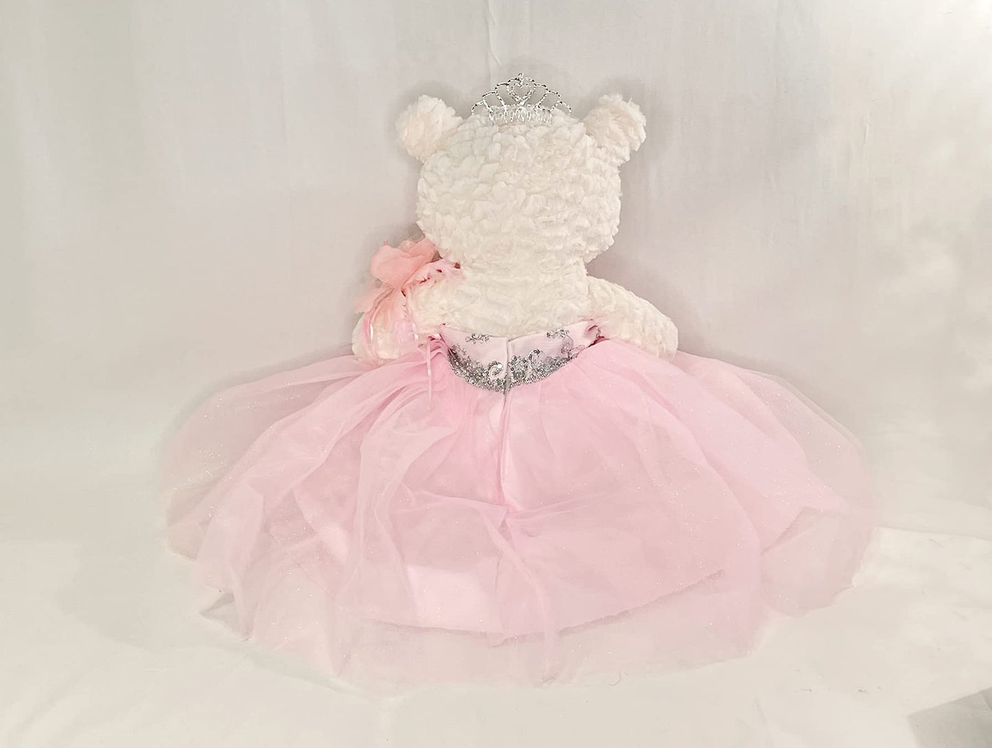Kinnex Collections Since 1997 20' Quince Anos Quinceanera Last Doll Teddy Bear With Dress (Centerpiece) ~ Arc16831-3 (Pink)