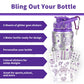 Gifts For Girls, Decorate Your Own Water Bottles With Gem Art Stickers, Personalize Birthday Gifts For Girls, Arts And Crafts Ki