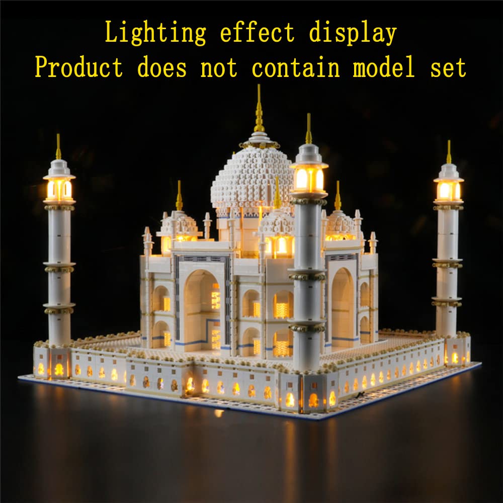 GEAMENT LED Light Kit Compatible with Lego 10256 Taj Mahal (Ver.2017) - Lighting Set for Creator Building Model (Model Set Not I