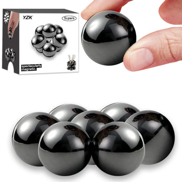 Yzk 33Mm Magnetic Balls 8Pcs, Fidget Toys For Adults And Magnet Desk Toys For Office, Stress Relief Gift For Birthday, Large Mag