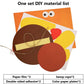 Turkey Craft Kits Thanksgiving & Autumn |Thankful Turkey Making Kit |DIY Festive Fall Thanksgiving Party Game |Door Hanging Orna