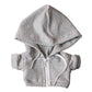 Niannyyhouse 8In(20Cm) Plush Doll Clothes Hoodies Without Pocket Jeans Doll Dressup (Gray)