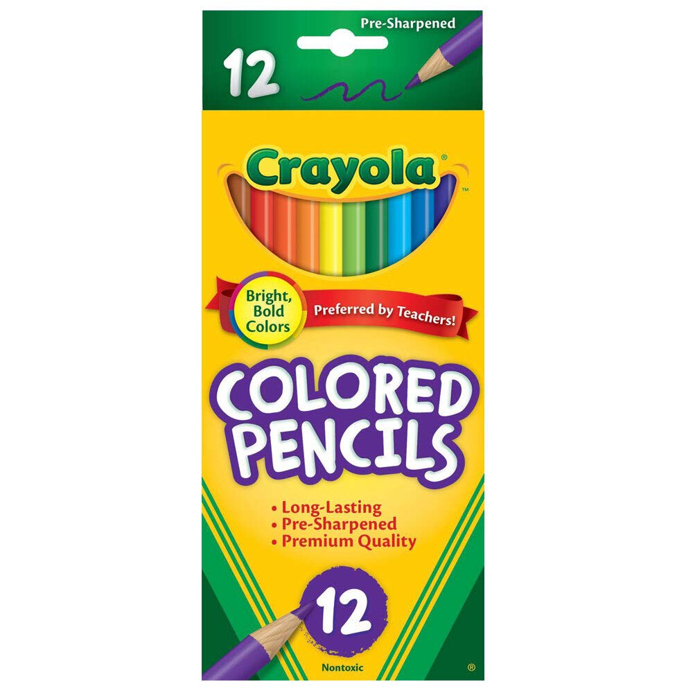 Crayola Colored Pencils Long 12Ct