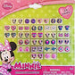 H.E.R Accessories Minnie Mouse Sticker Earrings Set, 24 Pairs, Pink, Adhesive Material, Model 43221-2620