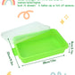 Atmini Sensory Bin Sand Tray With Lid For Toddlers 2 Pcs 15In Portable Sandbox Toy Large Plastic Tray For Kids 3 4 5 6 Fill With