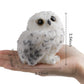 Big Owl Taba Squishy Kit - Handmade Silicone Animal Toys, Perfect For Owl Gifts For Women (White)