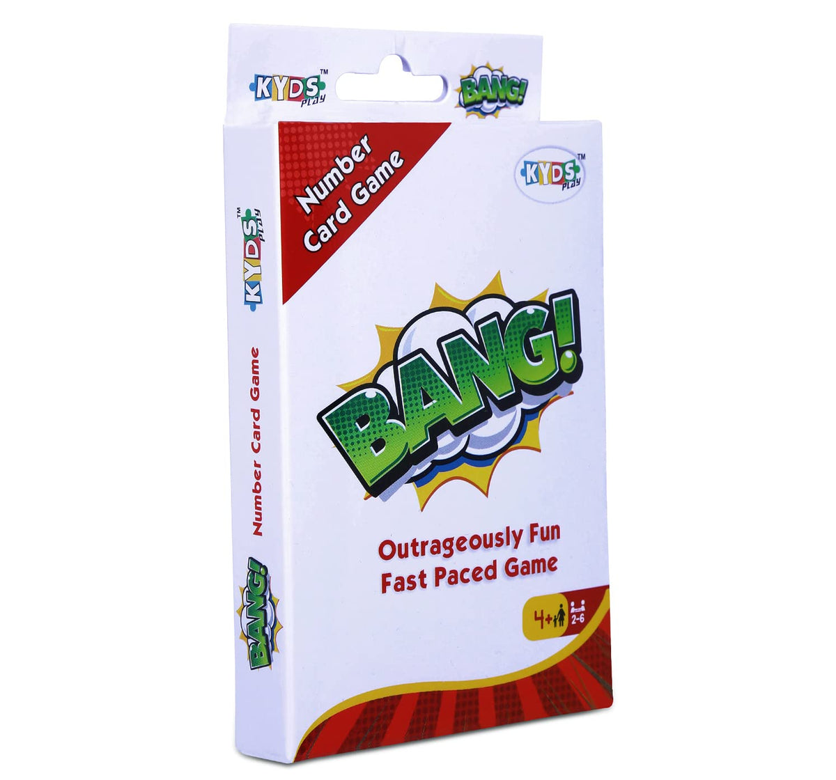 Kyds Play  Bang Number Card Games For Kids  Outrageously Fun Fast Paced Family Card Game, Age 4+, 26 Players, 30 Mins