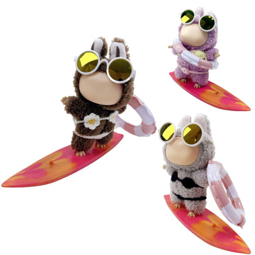 Summer Series - 17cm Doll Clothes  Swimsuit Doll Outfits 3 Sets of Bikini + Swimming Ring + Surfboard + Glasses(No Dolls)