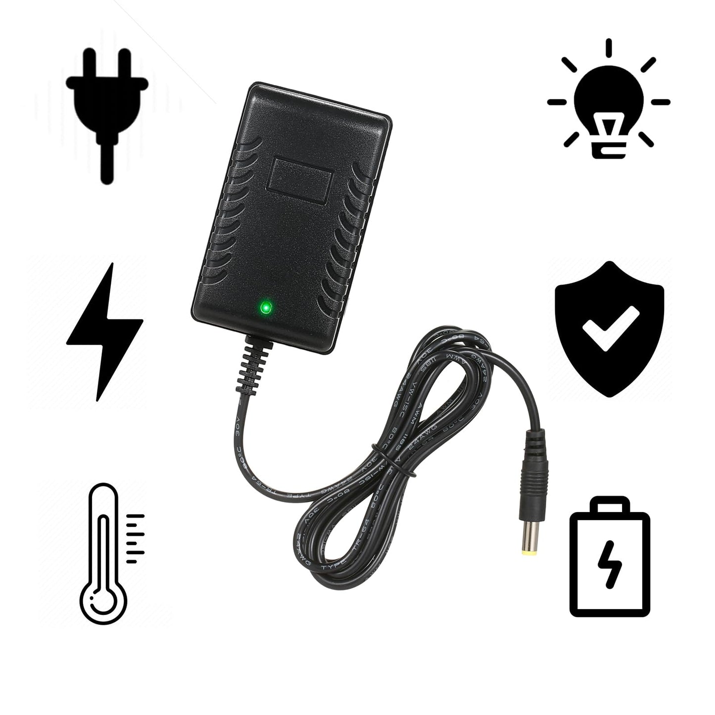 6V Charger For Ride On Toys, 6V Battery Charger For Kids Ride On Car, 6 Volt Charger For Powered Wheels Electric Ride-Ons Access