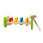 Fat Brain Toys Pound & Tap Hammer Bench - Wooden Fine Motor Skill Toy For Toddlers