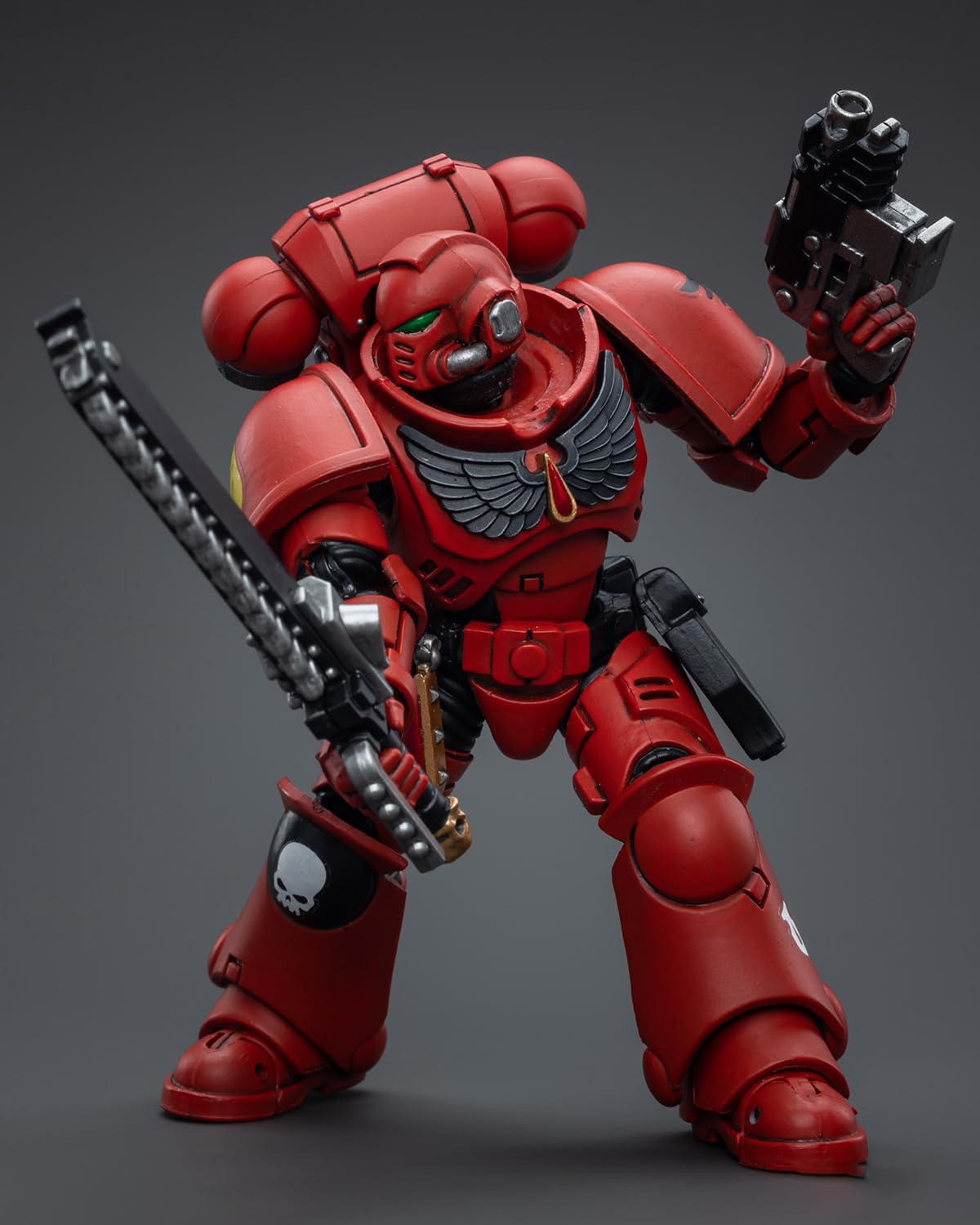 Joytoy Warhammer 40K Space Marine Genuine License 1/18 Soldier, 4Inch Models Space Marines Action Figures Kits (Blood Angels Int