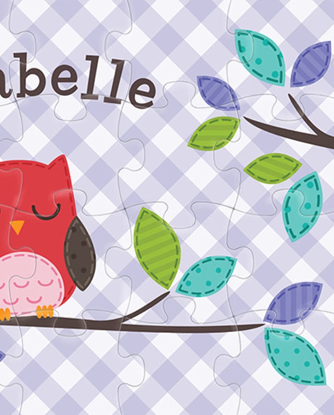 Personalized Jigsaw Puzzle For Kids, 24-Piece - I See Me! (Owl)