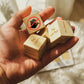 FOWSEEK Date Night Dice, Funny Date Night Idea Dice for Couples, Portable Wooden Dice Kit for Wife Husband Girlfriend Boyfriend