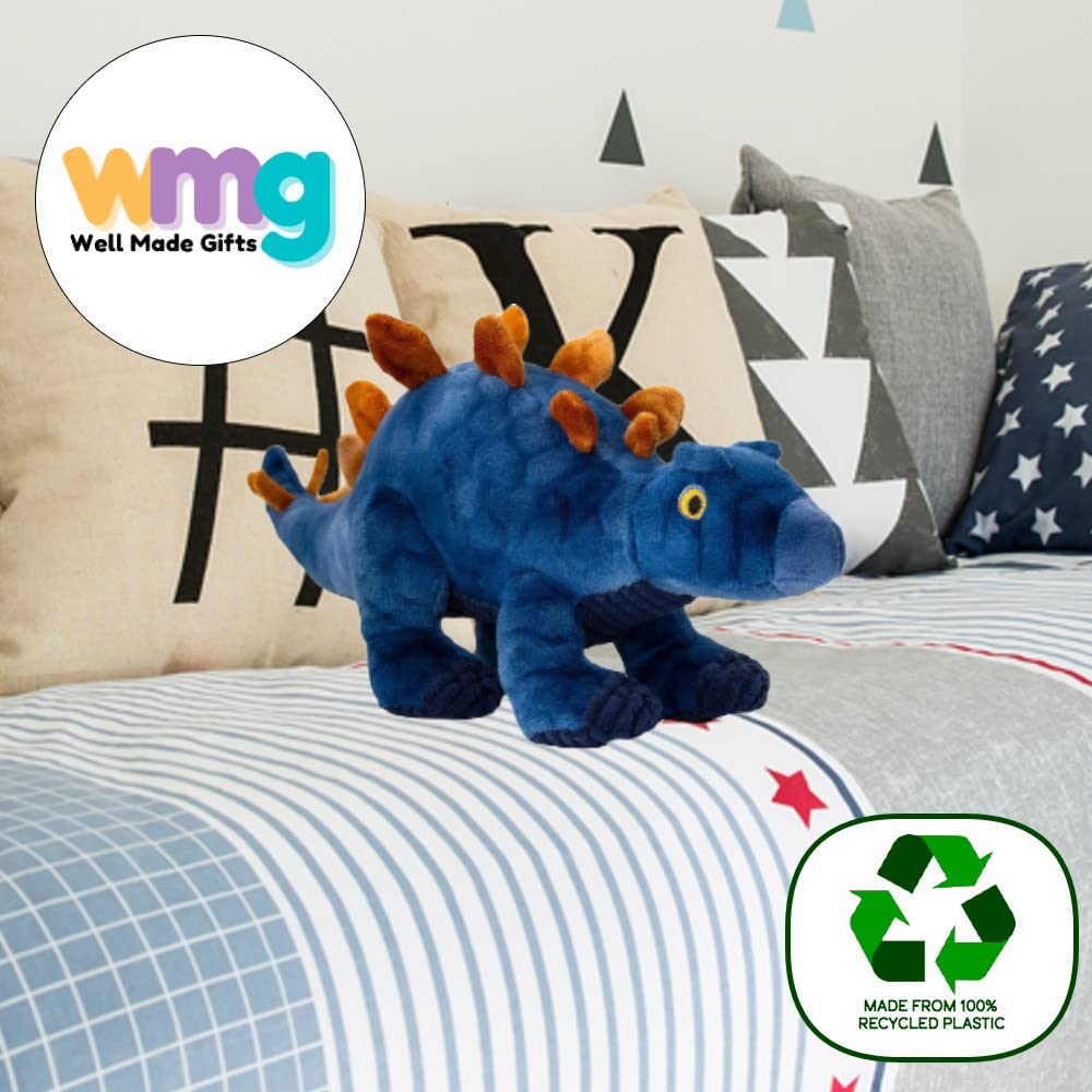 Deluxe Paws 100% Recycled Plush Eco Toys (Stegosaurus)