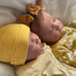 Adfo Lifelike Reborn Baby Dolls - 20-Inch Realistic Newborn Baby Dolls Full Vinyl Body Real Life Baby Dolls Sleeping Poseable Ba