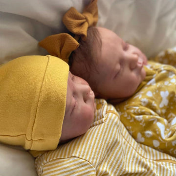 Adfo Lifelike Reborn Baby Dolls - 20-Inch Realistic Newborn Baby Dolls Full Vinyl Body Real Life Baby Dolls Sleeping Poseable Ba