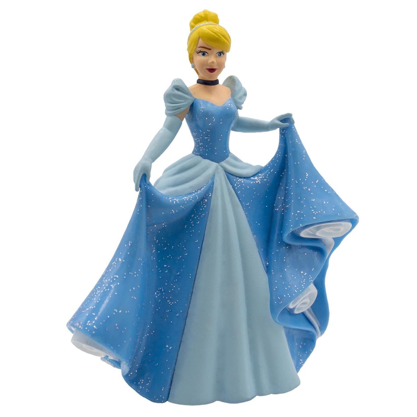 Bullyland Cinderella Action Figure - 4.13" Plastic Toy, Blue - Model 12501