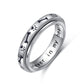 Hoohwe Spinner Ring For Anxiety,S925 Sterling Silver Fidget Anxiety Worry Relieving Boredom Adhd Autism Band Rings For Women (1-