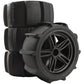 GDOOL 1:10 1:12 Paddles Buggy Tires Hex 12mm Wheels for Snow Sand 1:10 1:12 9125 9155 9156 124009 X-07 F-10 YC400 2995RC Car(4 P