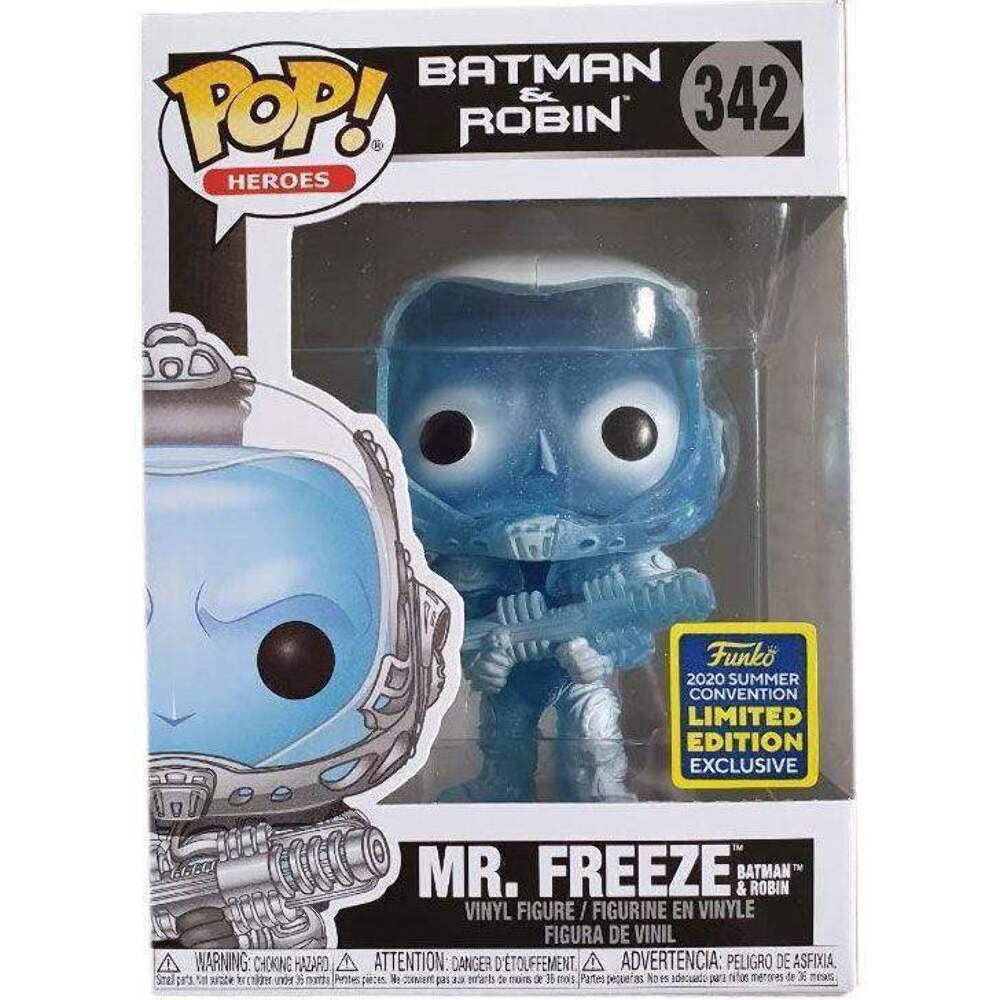 Funko Pop! Heroes: Batman & Robin - Mr. Ze Glitter Version #342 Sdcc 2020 Shared Summer Convention Exclusive Pop Vinyl Figure Rare