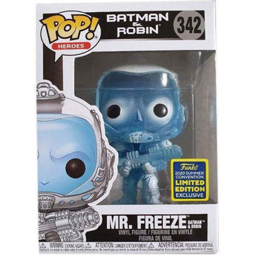 Funko Pop! Heroes: Batman & Robin - Mr. Ze Glitter Version #342 Sdcc 2020 Shared Summer Convention Exclusive Pop Vinyl Figure Rare