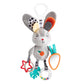Baby Hanging Toys 0-12 Months - Interactive Stroller & Car Seat Toy with Jingle Sounds, Clinking Rings & Detachable Links | Safe