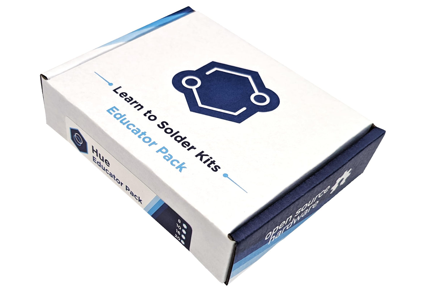 Learn to Solder Kits Hue, Bulk Educator Pack | DIY Soldering Kit for Beginners | Electronics Projects for Students, STEM Classes