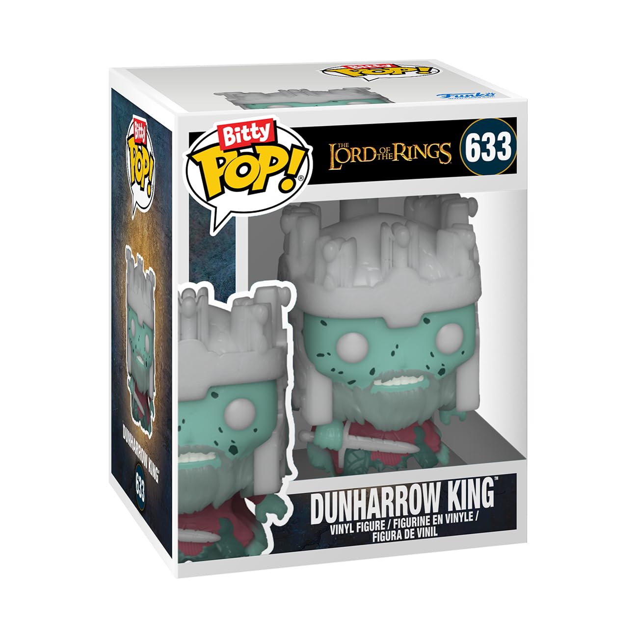 Funko Bitty Pop! Lord Of The Rings - Witch King, 4-Pack And A Surprise Mystery Mini Figure - 0.9 Inch (2.2 Cm) - Lord Of The Rings Collectable - Stackable Display Shelf Included - Gift Idea