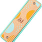 Hape Blues Harmonica  10 Hole Wooden Musical Instrument Toy For Kids, Yellow (E8919)