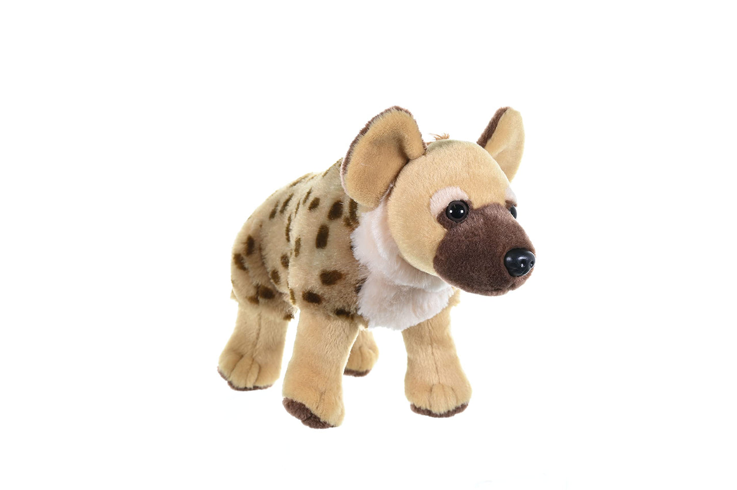 WILD REPUBLIC Hyena Plush Stuffed Animal Toy, 12" Multicolor Cuddlekins, Soft Plush Material