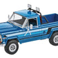 Revell 1/24 Scale Model Kit - 1980 Jeep Honcho Pickup Truck Ice Patrol with Snowmobile, Multi, Plastic, Model Revell_17224