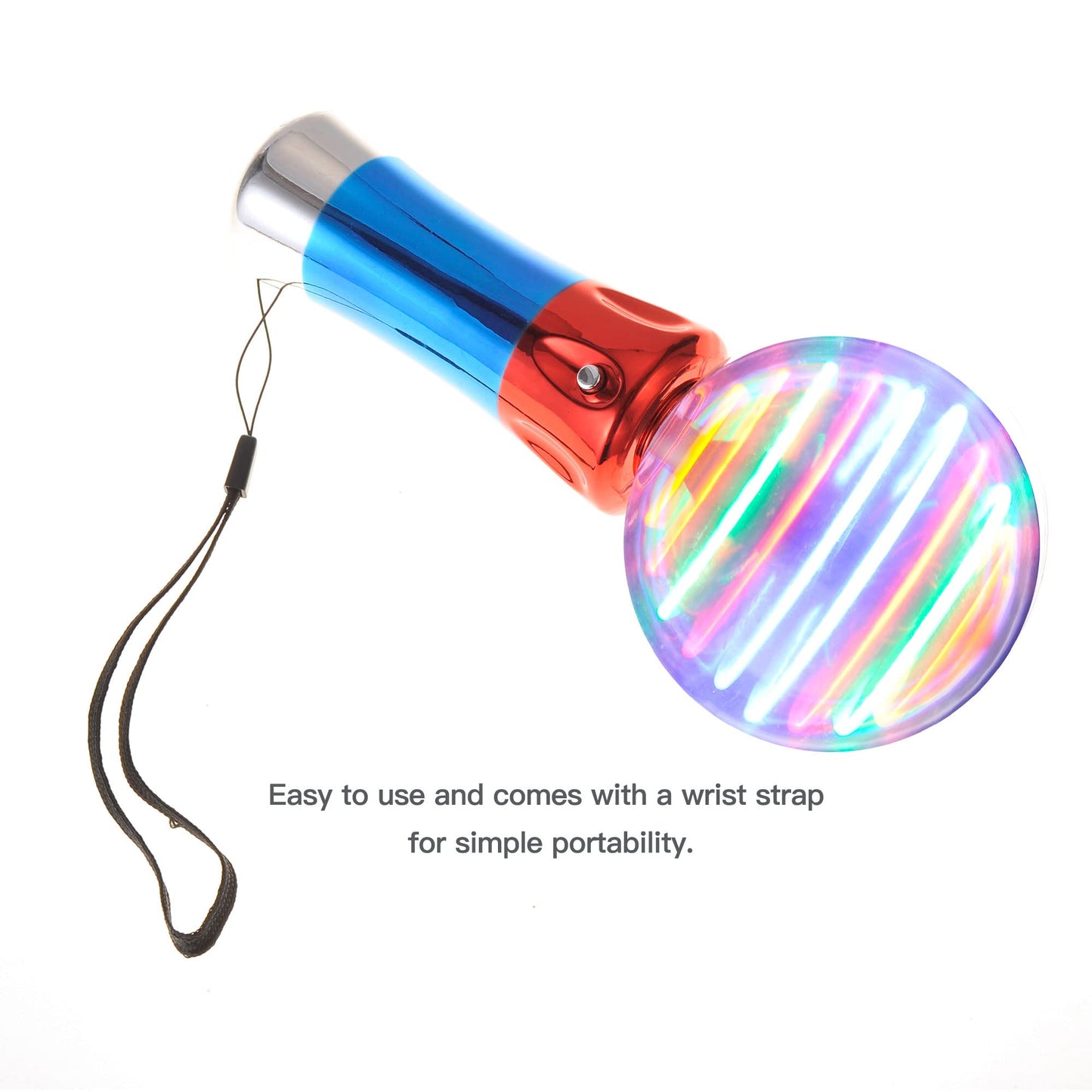 Powertrc Light Up Magic Wand Toy For Kids, Spinning And Flashing Led Wand Light Show, Fun Gift, Party Favors, Classroom Rewards