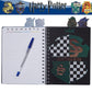 Innovative Designs Harry Potter Hogwarts Tab Journal Notebook, Spiral Bound, 96 Lined Pages, 8 X 7 Inches, Black