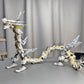 HONLANCH Dragon Series White Mechanical Building Blocks Set - 1485 Pieces, Large Plastic Toy for Kids and Adults (Model 8093)