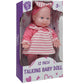 12 Inch Baby Dolls For 3 Year Old Girls - Soft Body Interactive Baby Doll That Can Talk, Cry, Sing And Laugh - Makes Cute Gibber