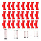 Skrnrhrery Servo Extension Cable Safety Connector Clip, 24Pcs Servo Plug Wire Lock, With 12Pcs Servo Line, Used For Remote Contr