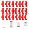 Skrnrhrery Servo Extension Cable Safety Connector Clip, 24Pcs Servo Plug Wire Lock, With 12Pcs Servo Line, Used For Remote Contr