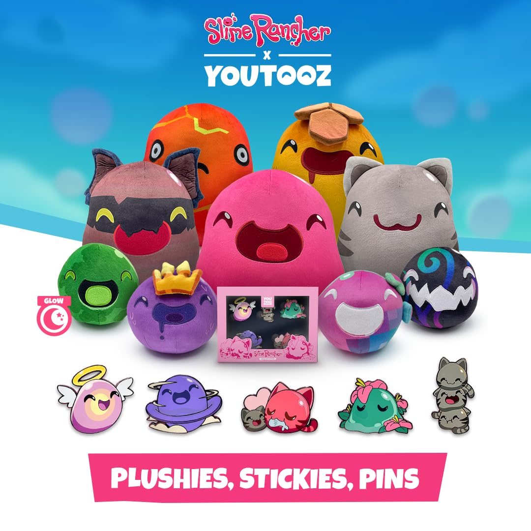 Youtooz The TARR Slime 6 inch Stickie, Official Stuffed TARR Slime Rancher Plush by Youtooz Slime Rancher Collection