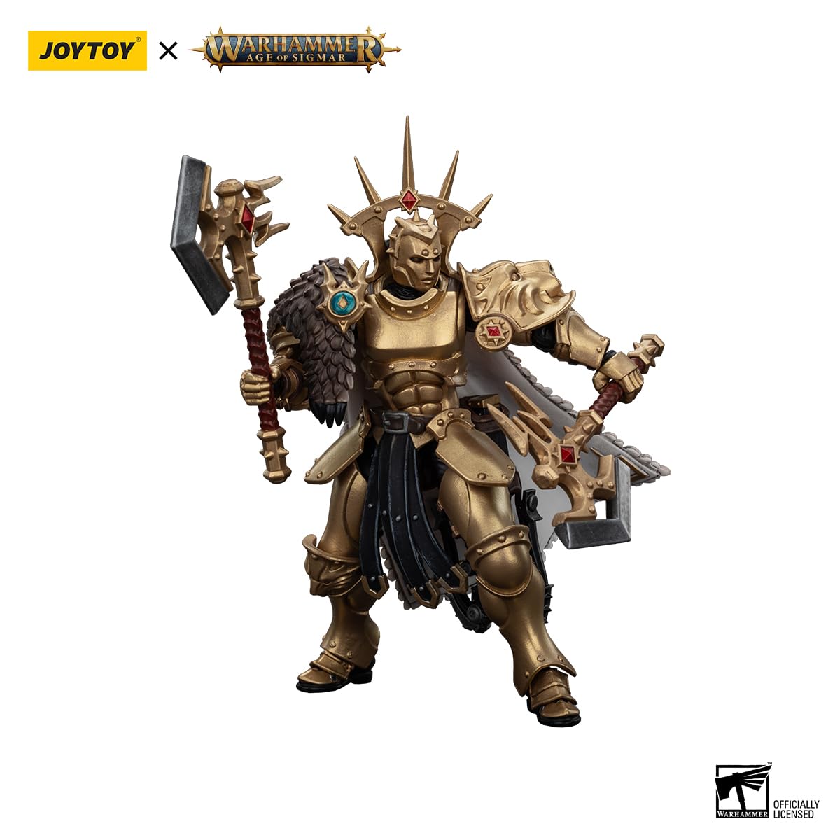JOYTOY Warhammer 1/18 Action Figure Age of Sigmar Stormcast Eternals The Blacktalons Neave Blacktalon 4.9in Mecha Joy Toy Collec