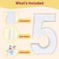 Imprsv 4Ft Marquee Number, Mosaic Numbers For Balloons, Mosaic Balloon Frame, Marquee Number, Number 5 Balloon For 15Th 25Th 50T